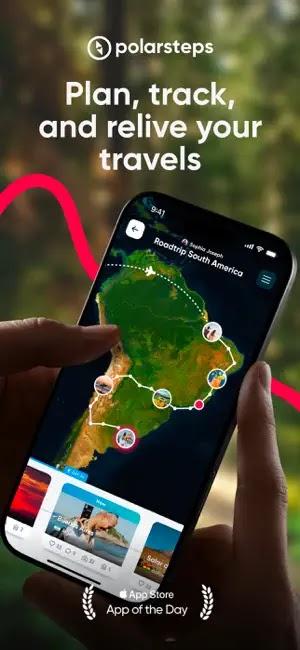 PolarSteps - Travel Tracker App